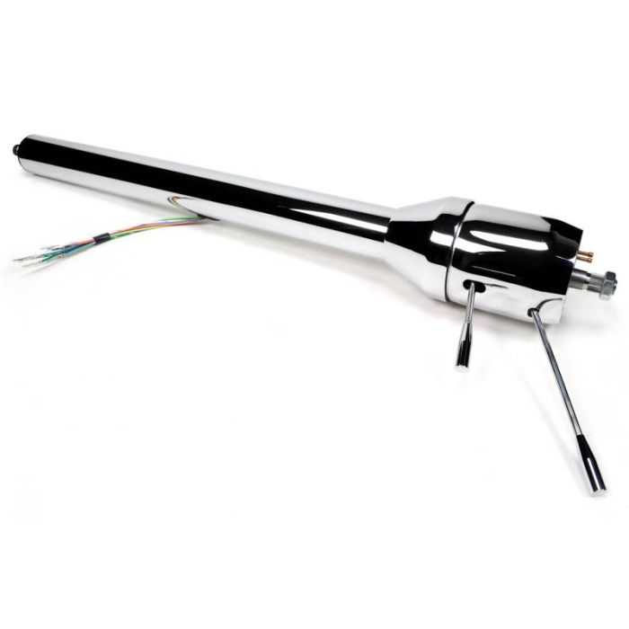 IDIDIT 1120645020 Floor Shift with Rack Steering Column, 1967 Ford Mustang, Retrofit Chrome Finish