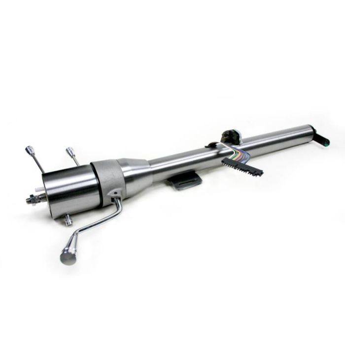 IDIDIT 1130730010 Tilt Column Shift Steering Column, 1967-72 Ford Truck, Retrofit Paintable Steel Finish