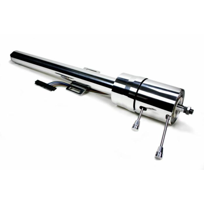 IDIDIT 1130810010 Tilt Floor Shift Steering Column, 1978-79 Ford Truck, Retrofit Paintable Steel Coated Finish