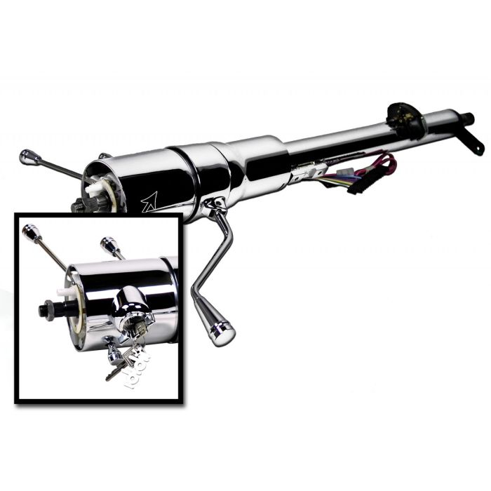 ididit 1540720020 Steering Column 69-73 Nova, Chrome w/Ignition