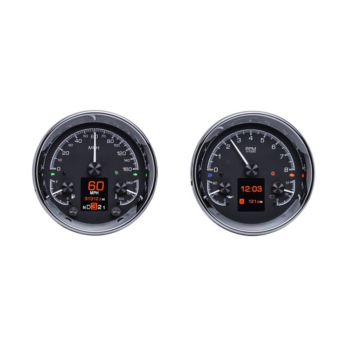 Dakota Digital HDX-2014-K Universal Dual 5.4" Round Gauges