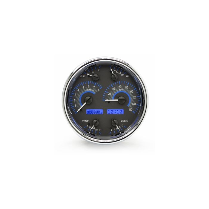 *Carbon Fiber Style Blue Lighting*