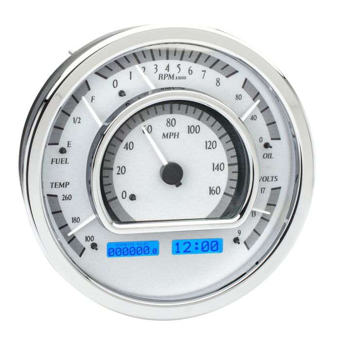 Dakota Digital VHX-1021-S-B Universal Multi-Level 7.28” Round