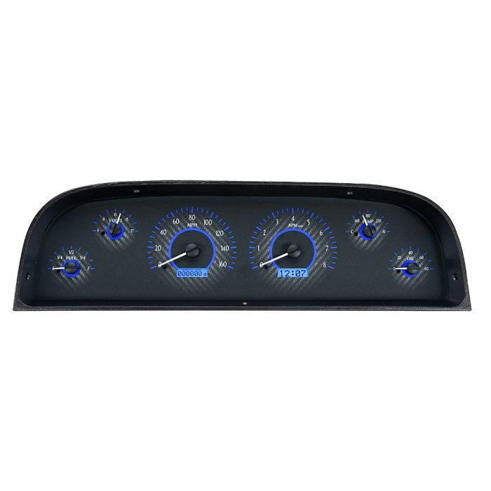 Dakota Digital VHX-60C-PU-C-B Chevy 1960-63 Pickup Gauge Instruments 