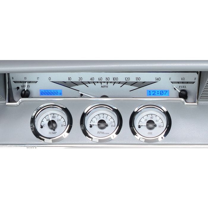 Dakota Digital VHX-61C-IMP-S-B Chevy Impala 1961-1962 Instrument Panel