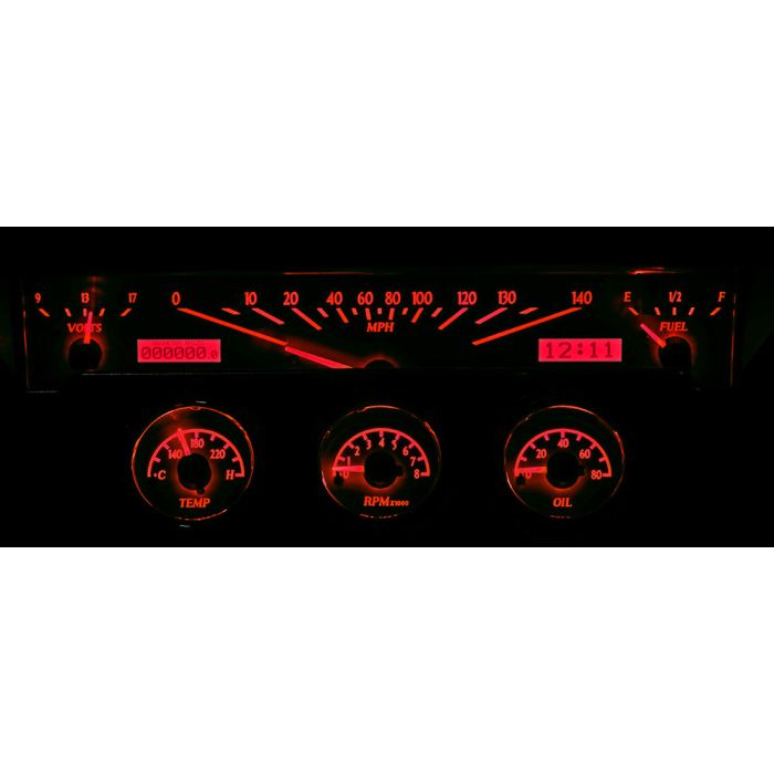 Dakota Digital VHX-61C-IMP-C-R Chevy Impala 1961-1962 Instrument Panel