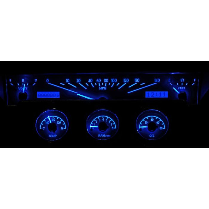 Dakota Digital VHX-61C-IMP-C-B Chevy Impala 1961-1962 Instrument Panel 