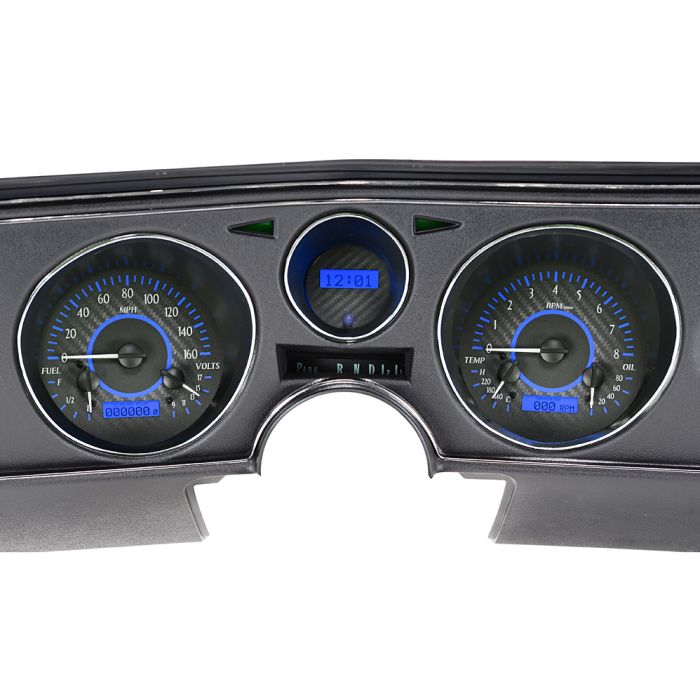 Dakota Digital VHX-69C-CVL-C-B Chevelle/El Camino 1969 Dash Panel