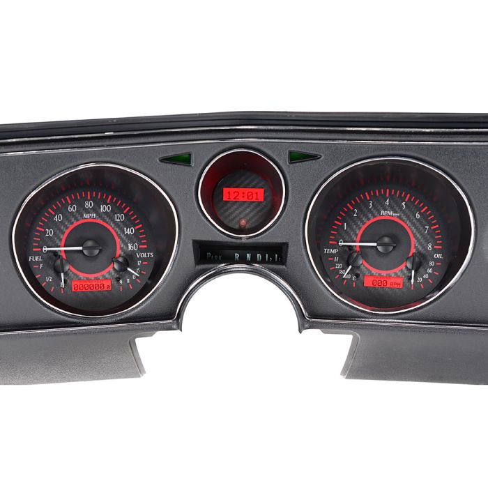 Dakota Digital VHX-69C-CVL-C-R Chevelle/El Camino 1969 Dash Panel