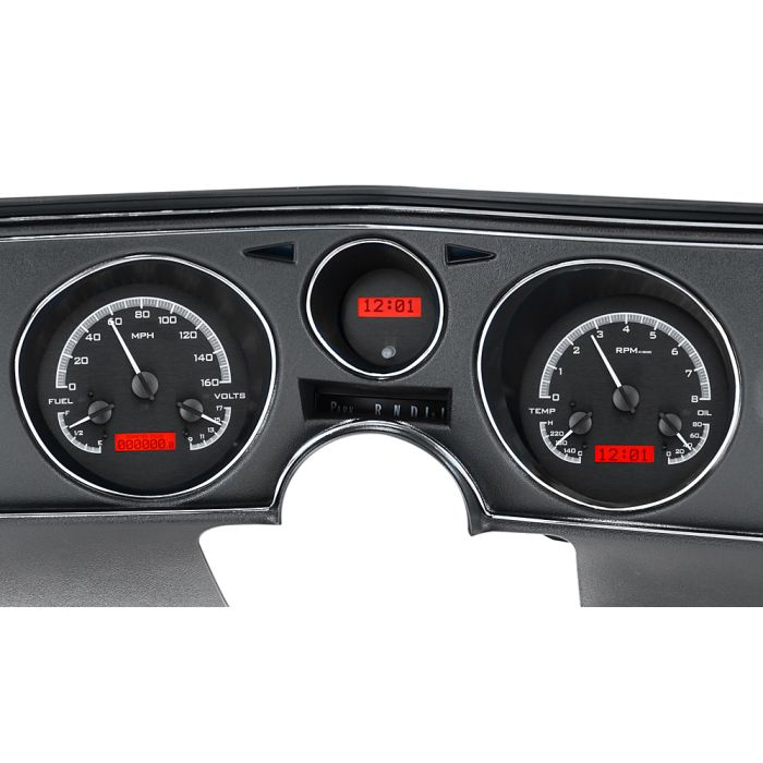 Dakota Digital VHX-69C-CVL-K-R Chevelle,El Camino 1969 Gauge Panel