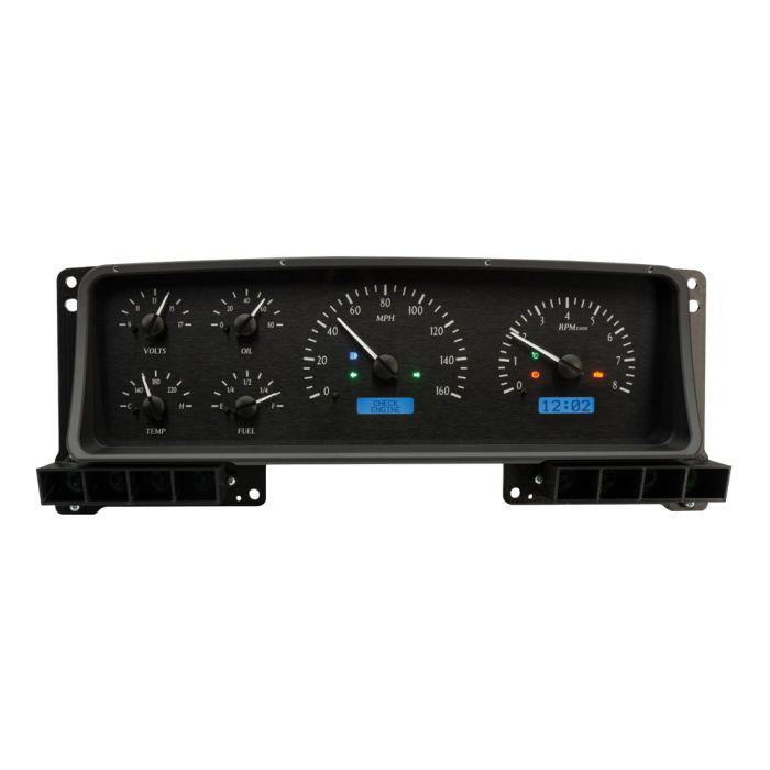 Dakota Digital VHX-87F-PU-K-B Ford 1987-91 Pickup and Bronco Analog Instruments