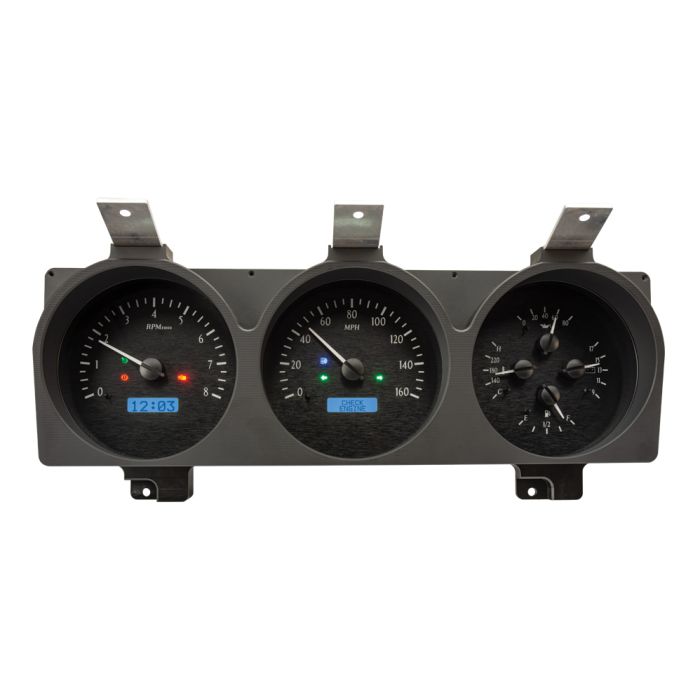 Dakota Digital VHX-81D-PU-K-B Dodge1981-93 Full Size Truck and Ramchargers Instrument System