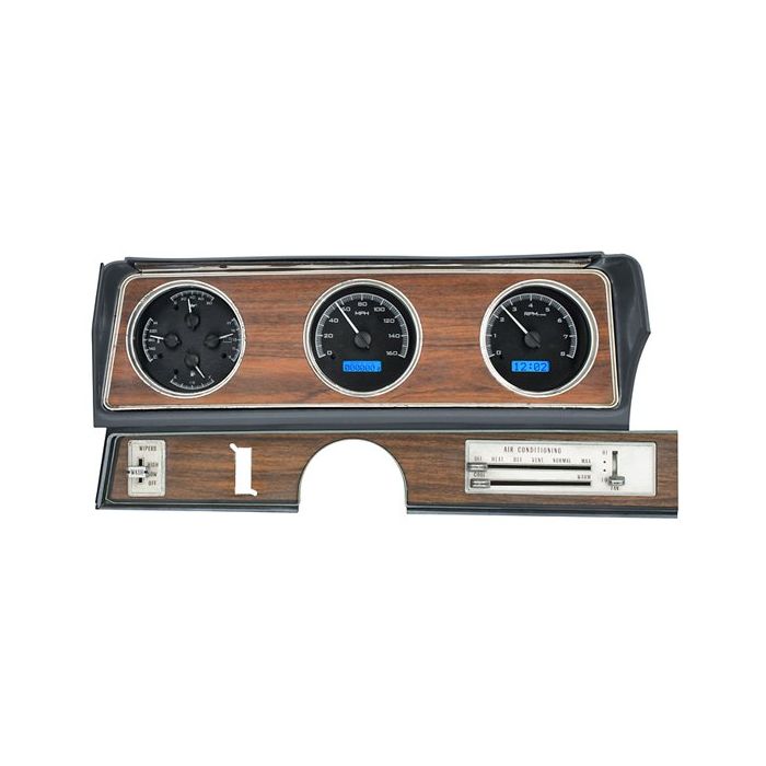 Dakota Digital VHX-70O-CUT-K-B Oldsmobile 1970-1972 Cutlass Gauges