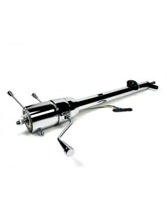 IDIDIT 1130730020 Tilt Floor Shift Steering Column, 1967-72 Ford Truck, Retrofit Chrome Finish