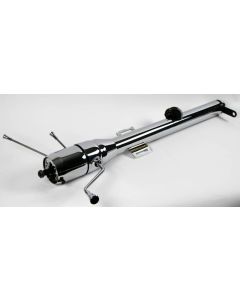 IDIDIT 1130751010 Tilt Floor Shift Steering Column, 1973-77 Ford Truck, Retrofit Paintable Steel Finish