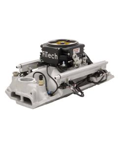 FiTech FI 37854 Go Port SBC 200-550 HP -Matte Black TB W/Intake