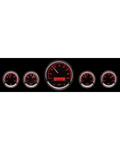 Dakota Digital VHX-1050-K-R Universal 5 Round Gauge Kit