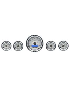 Dakota Digital VHX-1050-S-B Universal 5 Round Gauge Kit