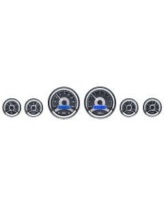 Dakota Digital VHX-1060-K-B Universal 6 Round Gauge Kit