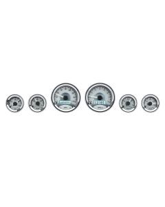 Dakota Digital VHX-1060-S-W Universal 6 Round Gauge Kit