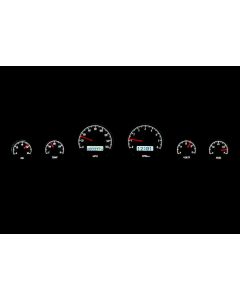 Dakota Digital VHX-1060-K-W Universal 6 Round Gauge Kit