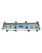 Satin Alloy Style Background Blue lighting. 